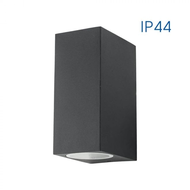 SVJETILJKA ZIDNA NADGRADNA VANJSKA PORTO/SQ 2XGU10 MAX.35W IP44 CRNA Cijena