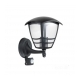 SVJETILJKA ZIDNA NADGRADNA VANJSKA TEVIO LX 1xE27 IP54 CRNA SENZOR Cijena