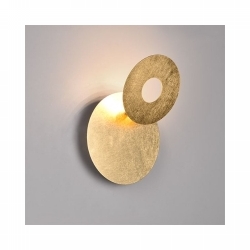 SVJETILJKA ZIDNA NADGRADNALEANO SMD 6W 560lm 3000K ZLATNA Cijena