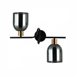 SVJETILJKA ZIDNA /STROPNA SERVIO 2XE14 MAX.40W CRNA Cijena