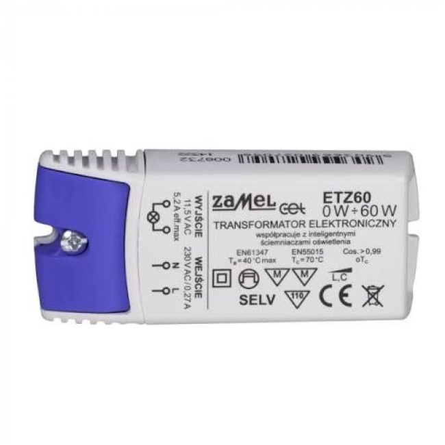 TRANSFORMATOR ZA HALOGENU RASVJETU DIMABILNI 60W 230/11,5 V 0-60W IP20 Cijena