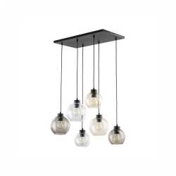 VISILICA CUBUS 6XE27 MAX.15W LED AMBER,SIVA,PROZIRNA Cijena