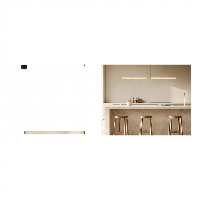 VISILICA LED 23W 3000K 1800Lm PJEŠČANO CRNA - ALABASTER Cijena