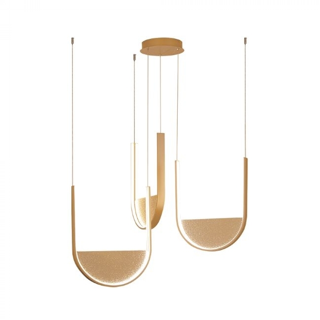 VISILICA LED 54W 3000/4000K 4312 Lm IP20 MAT ZLATNA Cijena