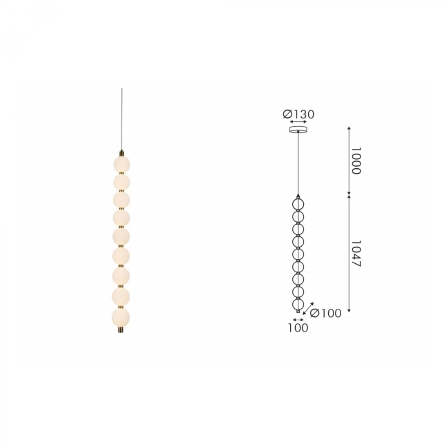 VISILICA LOLLY LED 14W 3000K 1050lm Cijena