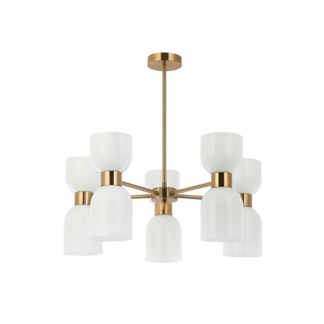 VISILICA MONZA 10XE27 MAX.40W ZLATNA Cijena