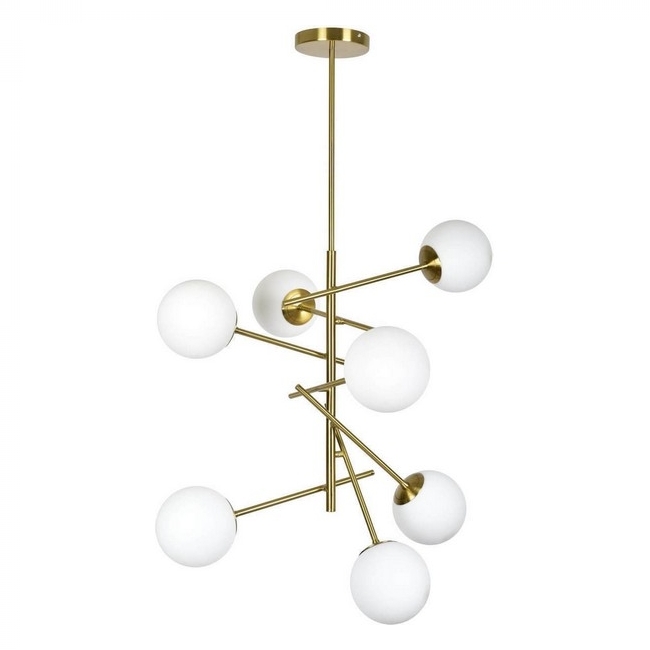 VISILICA PRATO PENDANT BRASS GOLD 7xE14 OPAL 77-4492-202 Cijena