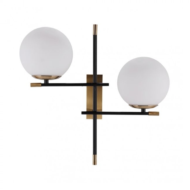 VISILICA STELIA 2 X E14 MAX 5W IP20 MAT CRNA Cijena