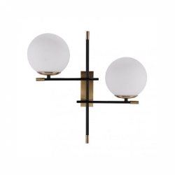 VISILICA STELIA 2 X E14 MAX 5W IP20 MAT CRNA Cijena