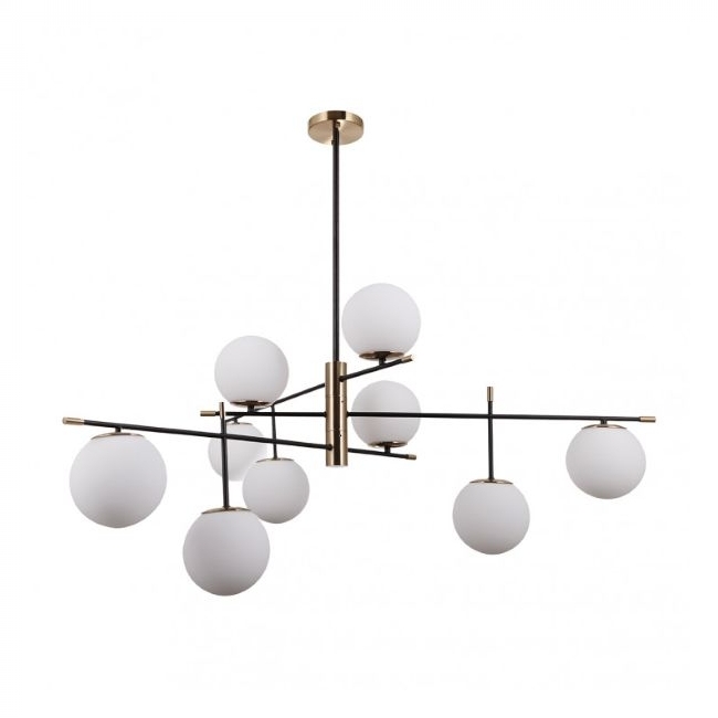 VISILICA STELIA 9 x E14 MAX 5W IP20 CRNA,MAT,ANTIKNA BRONCA Cijena