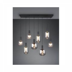 VISLICA DIVA 8xE27 MAX 10W IP20 MAT CRNA Cijena