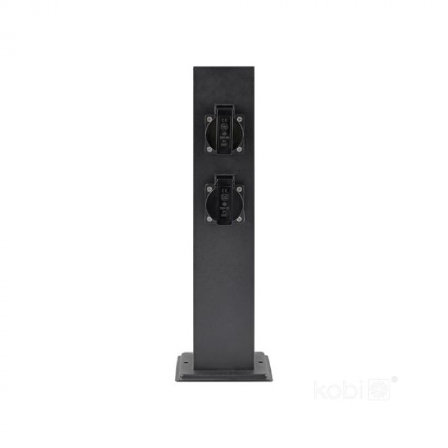 VRTNI STUP ZENVIO 4XŠUKO UTIČNICE 40x12,5x12,5 cm IP44 CRNA Cijena